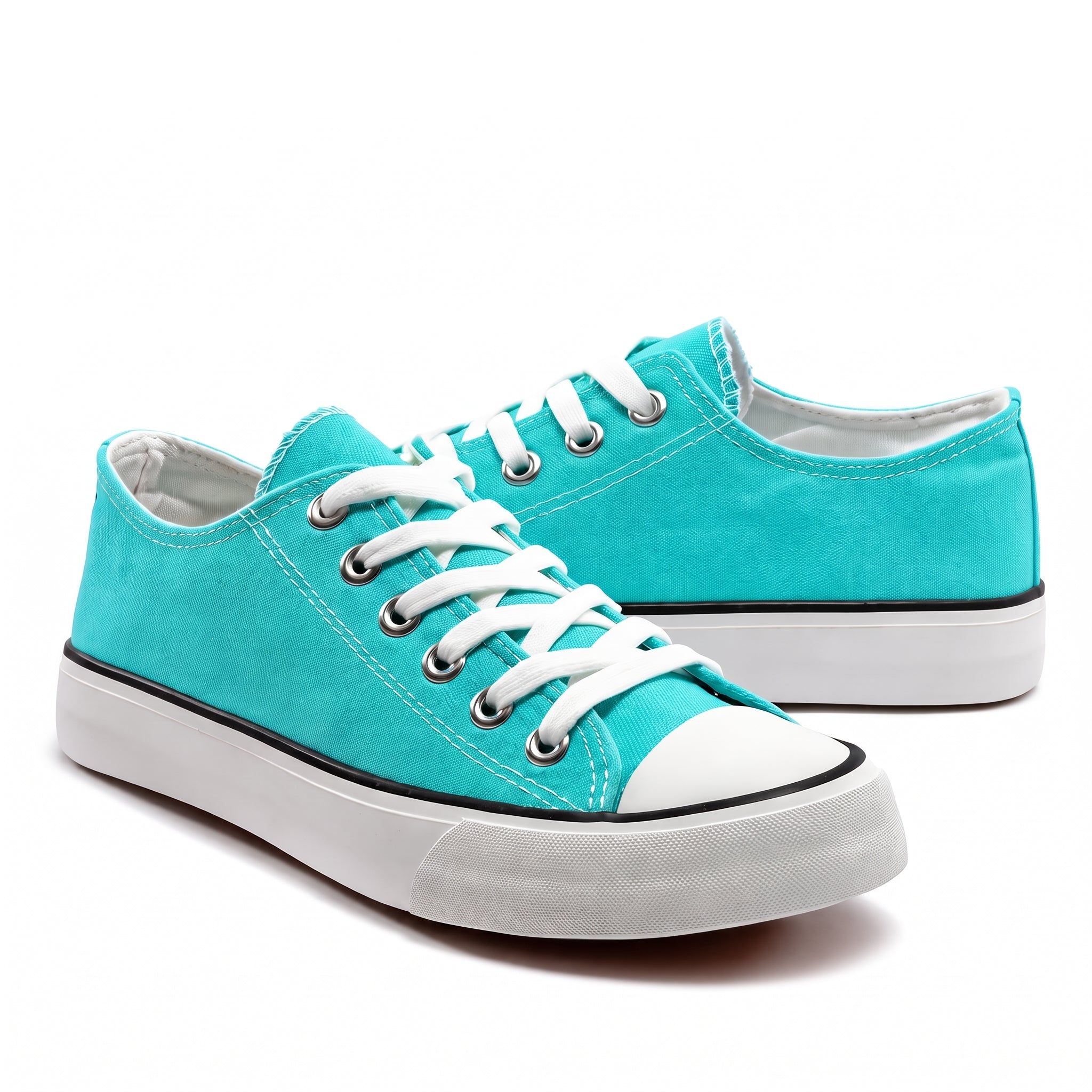 Atlanta Sneakers Club - Unisex Canvas Low-Top Sneakers – Breathable Lightweight Walking Shoes