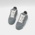 Atlanta Sneakers Club - Men's Grey Low-Top Sneakers – Lightweight Lace-Up Casual Shoes